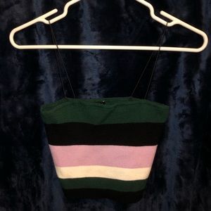 Kendall and Kylie striped tank/ tube top